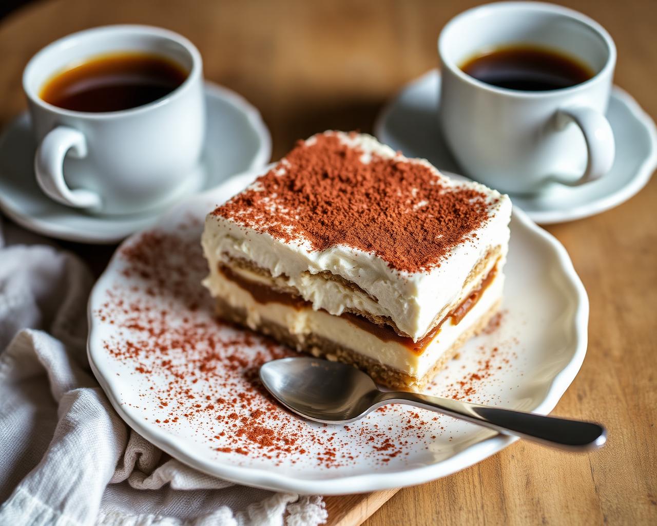 Tiramisù met cacao en espresso
